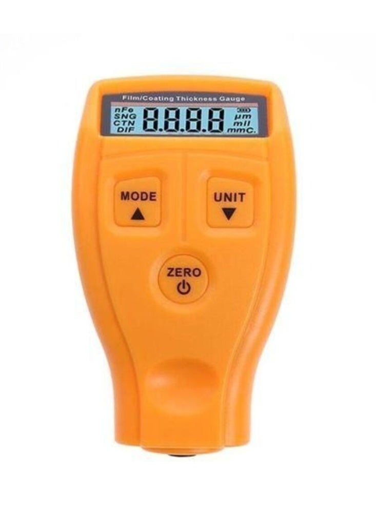 GM200A Orange Digital Paint Thickness Gauge - Portable Coating Thickness Tester for Cars - Image 1